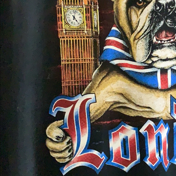 Vintage Gildan British Bulldog London Graphic Tee - Picture 7 of 11